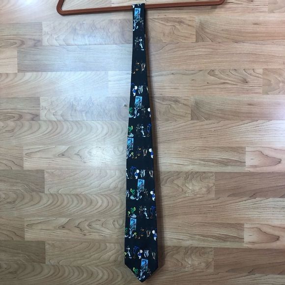 Vintage Looney Tunes Stamp Collection 1997 Tie USPS New Without Tags - Picture 1 of 7